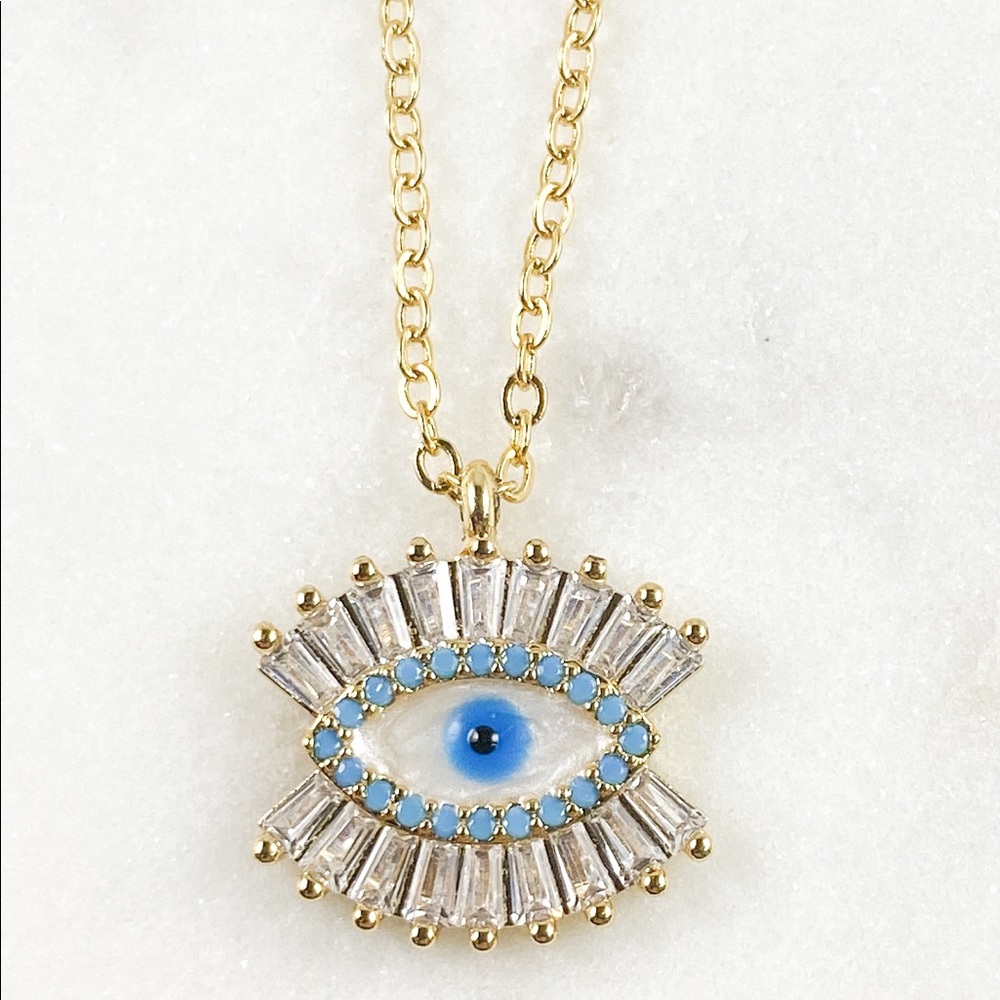 Evil eye necklace